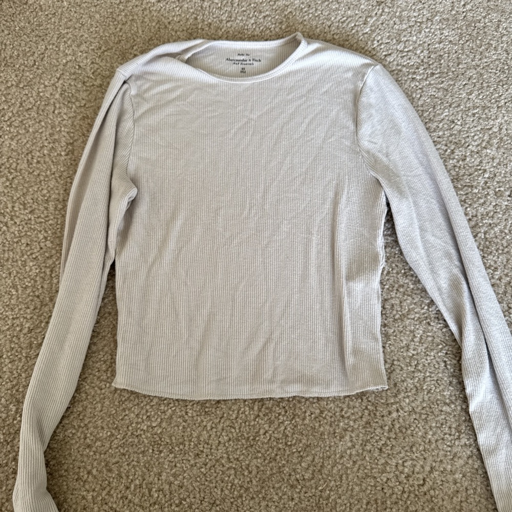 Abercrombie Long Sleeve Ribbed Top